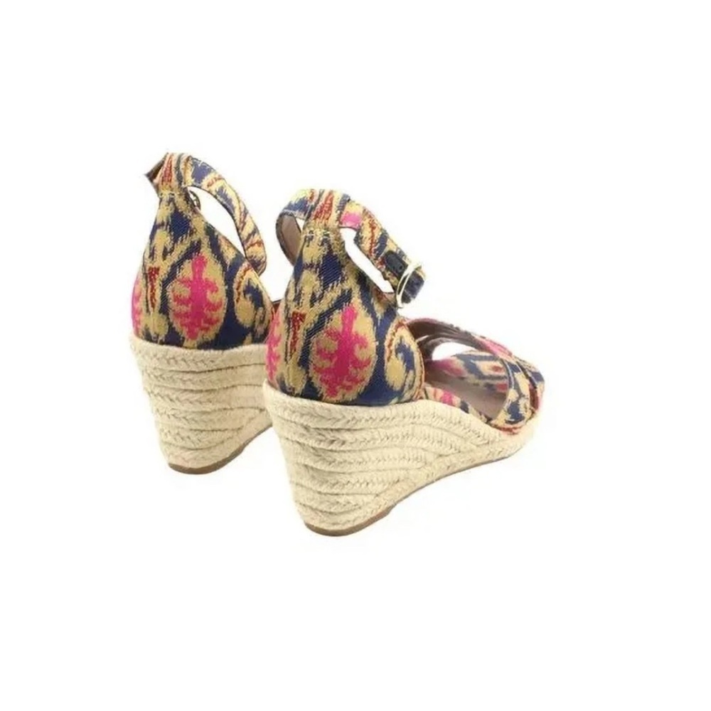 Nine West Multicolor Espadrille Wedges Size 5.5 - Picture 3 of 4